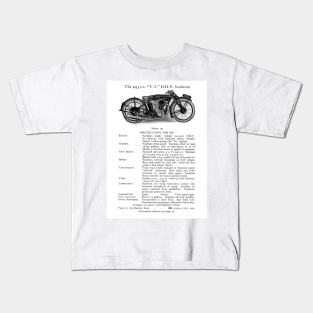 Sunbeam motorbike catalogue 1927 Kids T-Shirt